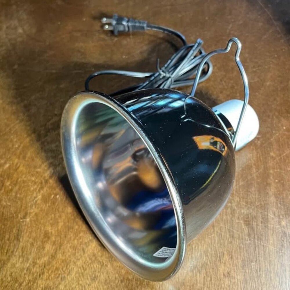 NEW Fluker’s Mini Sun Dome, 100 Watt Max, Polished Aluminum Increases UVB & UVA​ - Picture 2 of 9